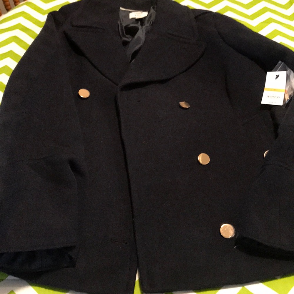 NWT crown & ivy pea coat size S